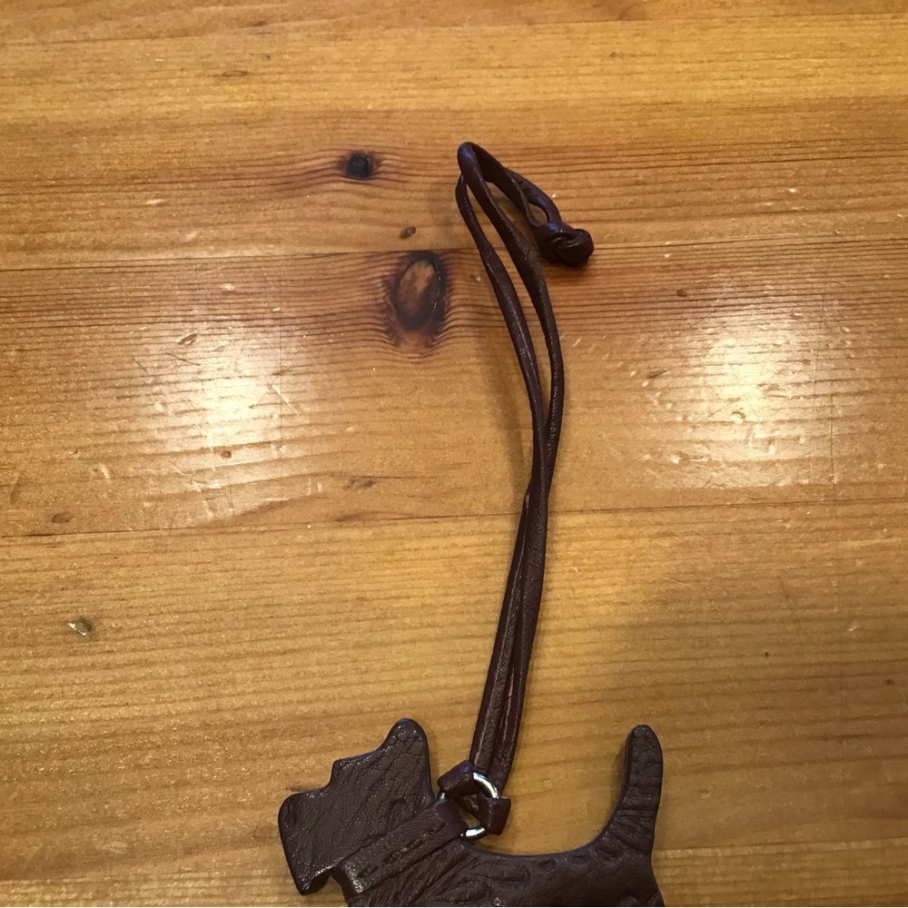 Radley London Scottie Dog Hang Tag Leather Brown Scot… Gem